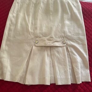 Bebe Elegant Cream Women's Skirt